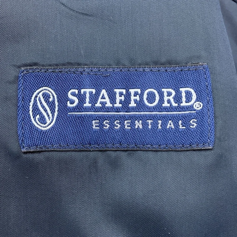 Stafford Blazer Men 46R Black Gray Houndstooth Check Classic Fit Jacket India